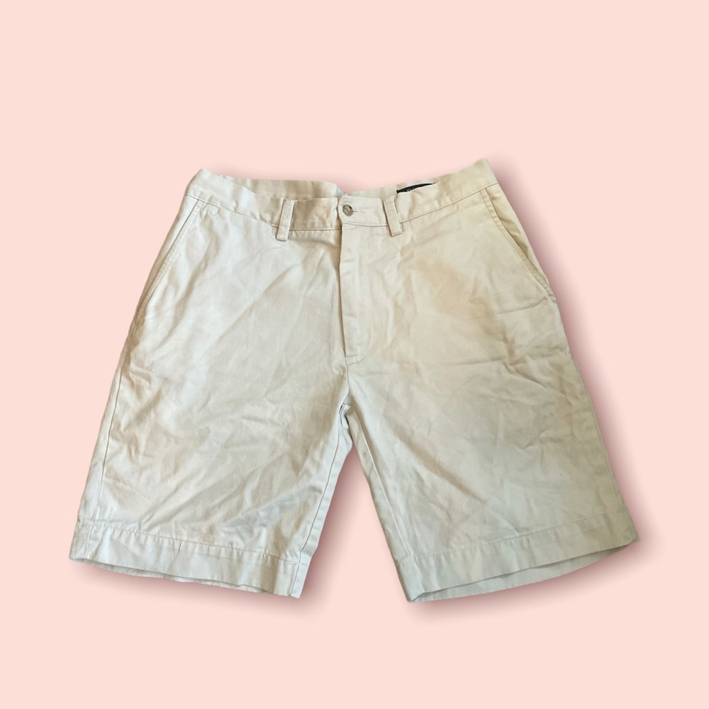 Men's Polo Ralph Lauren (light tan) Chino Shorts Stretch Classic Fit 9"in Inseam